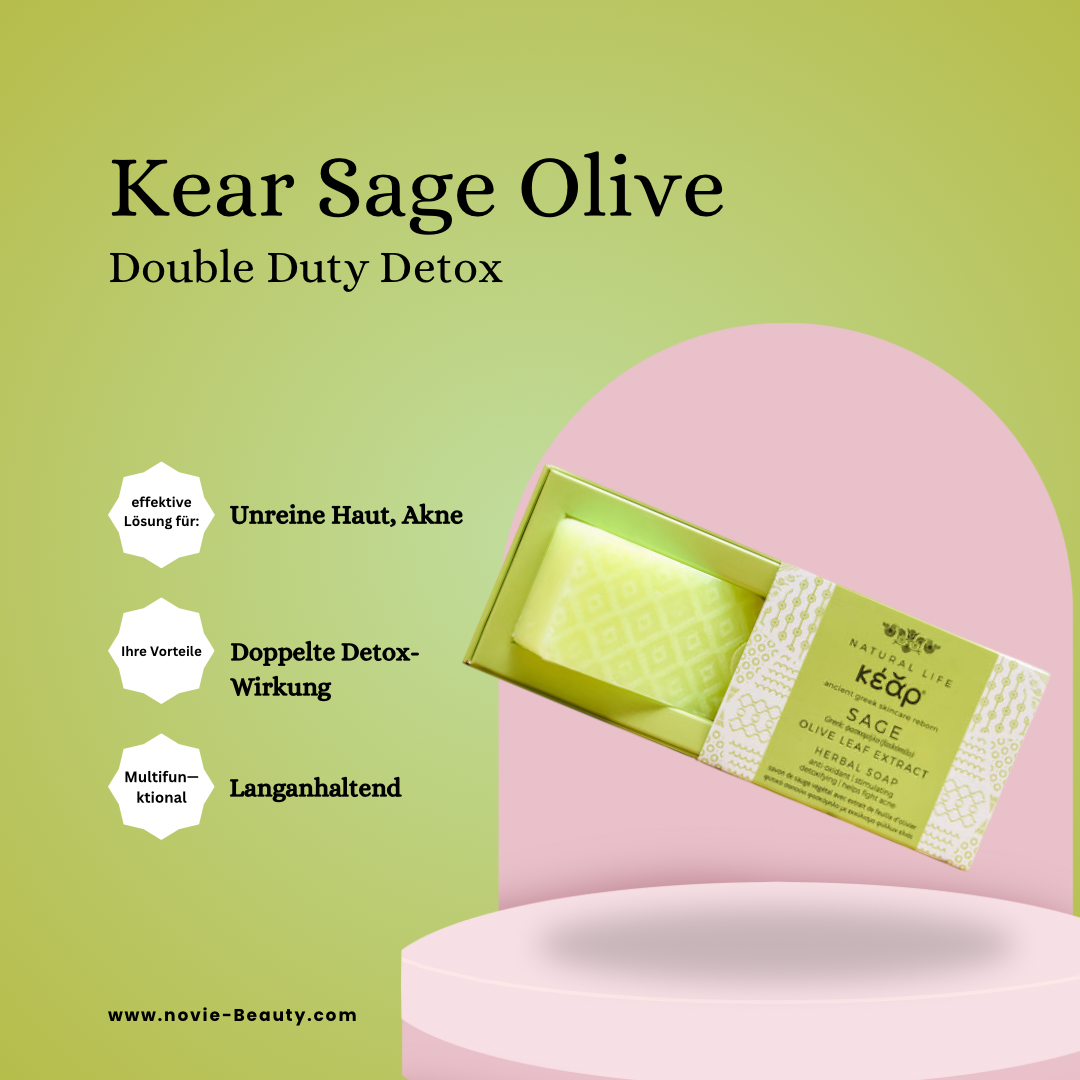 Kear Sage Olive Leaf Extract Herbal Soap: Double Duty Detox